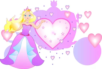 Poster Dit zijn prinses met koets voor je schrijfbericht © geshanya971