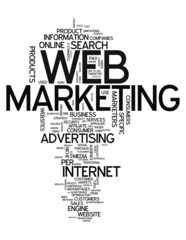Word Cloud "Web Marketing"