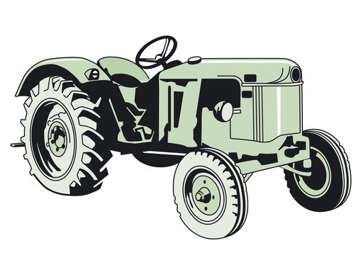 &auml;lterer Tracktor
