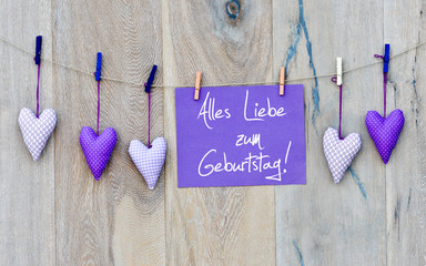 Alles Liebe zum Geburtstag