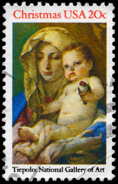 USA - CIRCA 1982 Madonna and Child