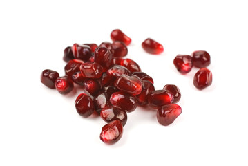 Ripe pomegranate seeds