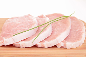 raw meat pork