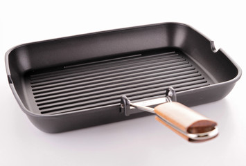 isolated grill pan