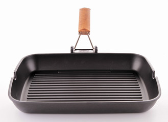 isolated grill pan