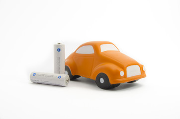 Spielzeugauto mit Batterien