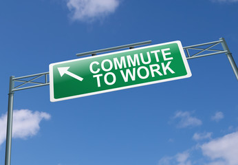 Obraz premium Commuting concept.