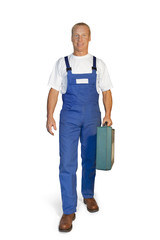 Workman on the job
