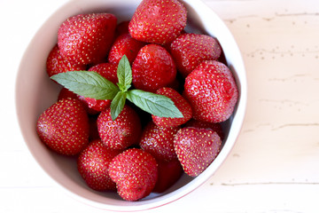 bowl of strawberries