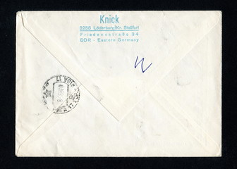 Soviet postmark (Riga, Latvia)