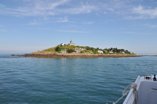 Arriv&eacute;e iles Chausey
