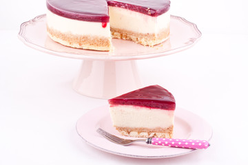 raspberry cheesecake