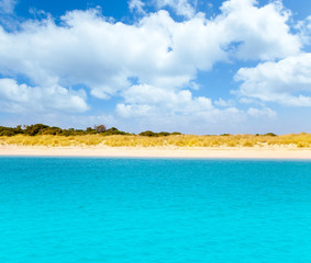 Espalmador in Balearic formentera island