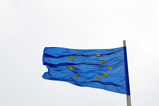 Drapeau europ&eacute;en. Europaflagge. Flag of Europe. Bandera europea