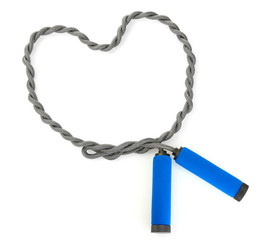 skipping rope isolated on white