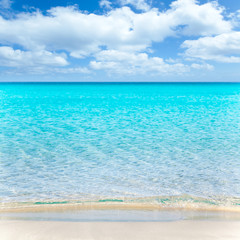 beach tropical with white sand and turquoise wate