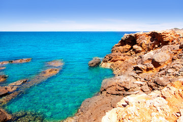 Ibiza island Canal d en Marti Pou des Lleo beach