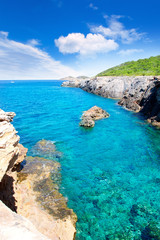 Ibiza island Canal d en Marti Pou des Lleo beach
