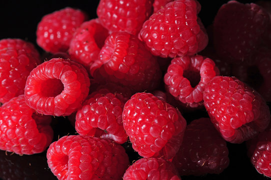 frische Himbeeren