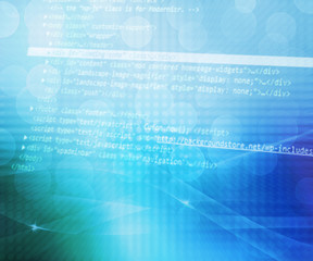 Code Blue Abstract Background