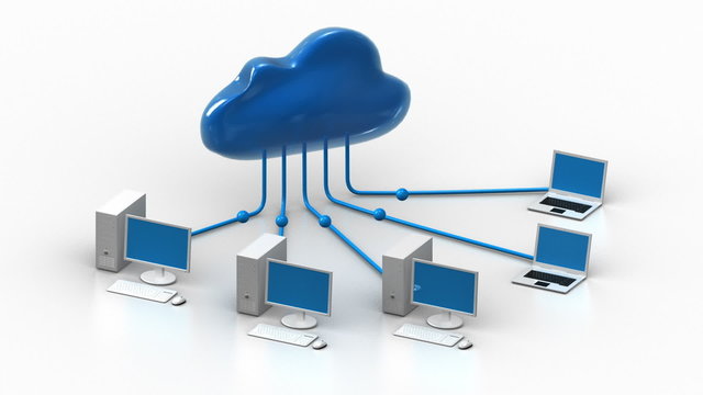 Data transfer cloud computers