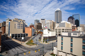 Skyline of Indianapolis Indiana