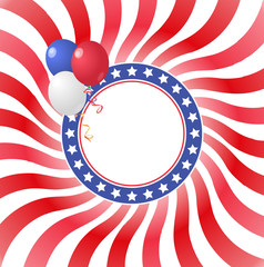 Obraz premium usa ballons