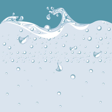 vector of the water