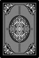 playing card back side 60x90 mm