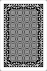 playing card back side 60x90 mm