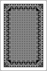 playing card back side 60x90 mm