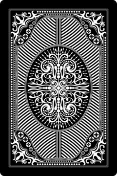 playing card back side 60x90 mm