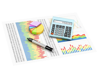 Obraz premium Financial analysis