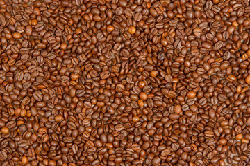 Coffee beans background