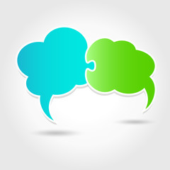 text frame - speech bubble 