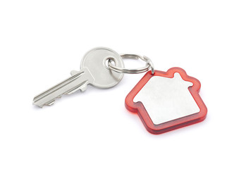 House key with clipping path