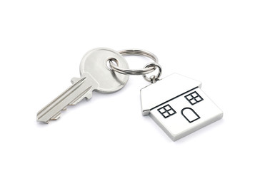 House key with clipping path
