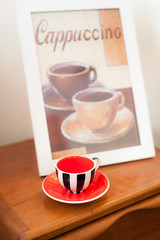 Cafe Cup with Cappuccino picture