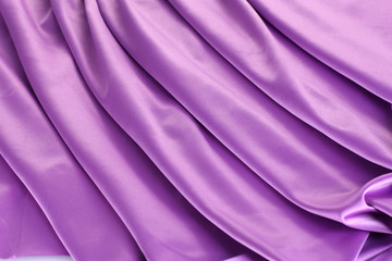 Obraz premium violet silk drape, background