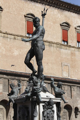 Bologna,Piazza e fontana del Nettuno