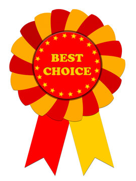 Ribbon Award labeled the best choice