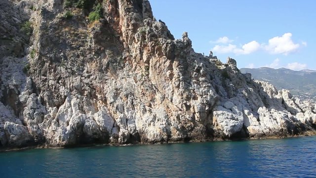 Rocks on the Turkish coast