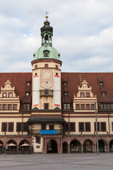 Fototapeta na wymiar Rathaus (Town hall) in Leipzig