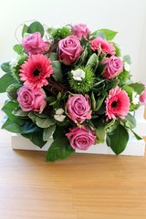 rosa Blumenstrauß