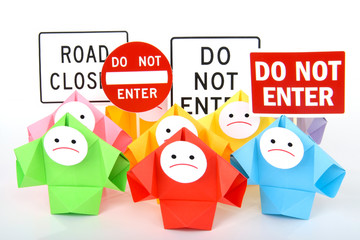 Conceptual image of teamwork, social network and business