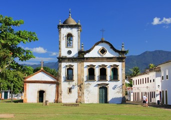 Fototapeta na wymiar Kościół Paraty - Brazylia