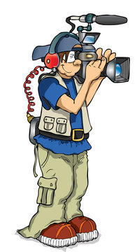 Cameraman Cartoon Images – Browse 4,838 Stock Photos, Vectors, and Video |  Adobe Stock