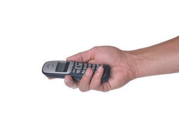 hand with phone