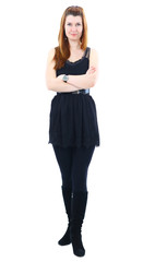 Fototapeta premium Full length portrait of a confident young female