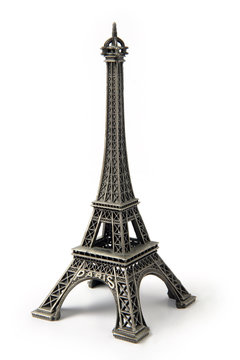 Tour effeil sur fond blanc